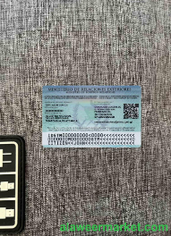 Guatemala consular ID card photolook BACK